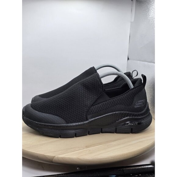 Skechers Mens Arch Fit Banlin 232043WW Black Casual Shoes Sneakers Size 9 - Picture 1 of 10